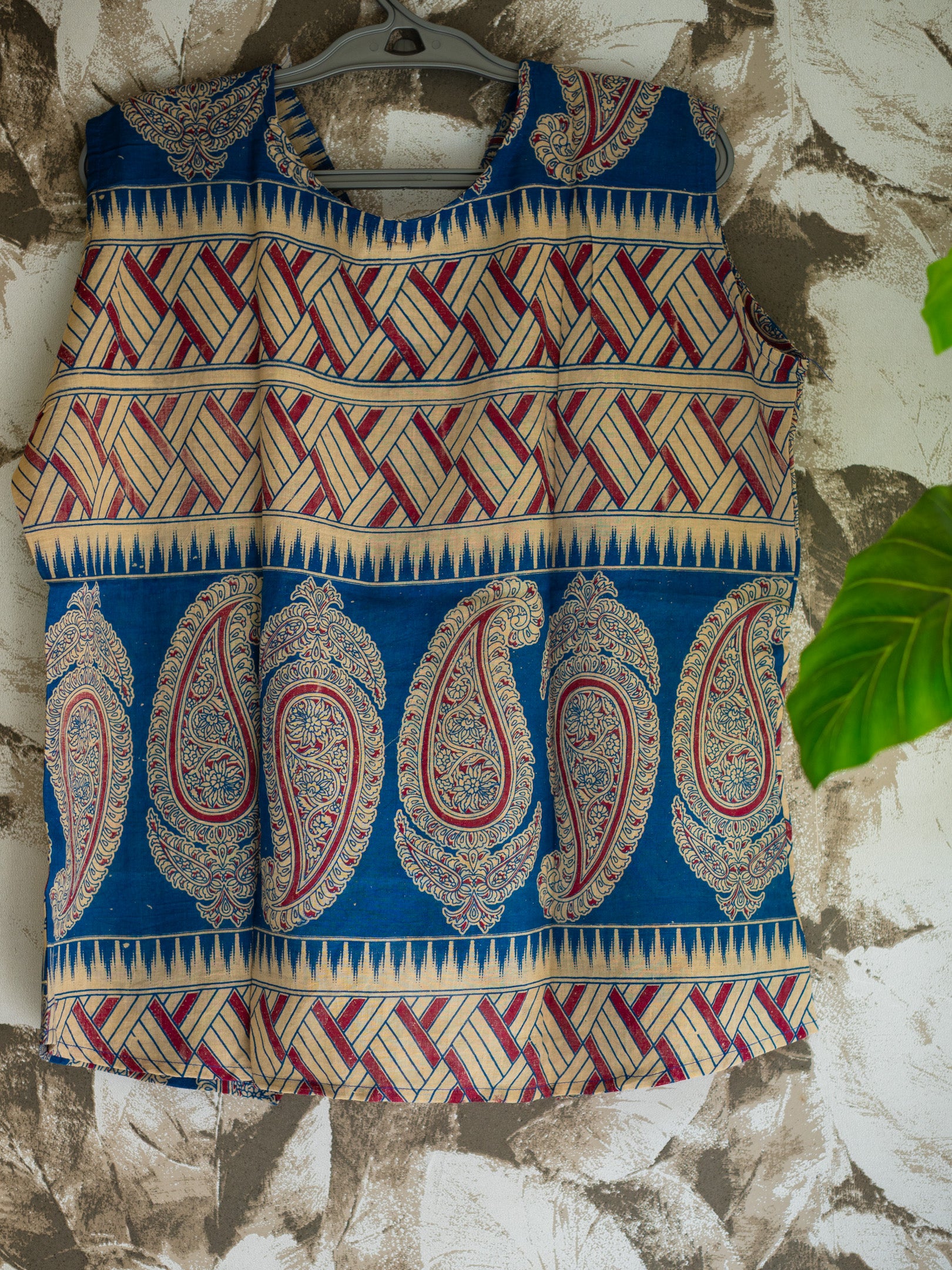 Kalamkari Sleeveless Top
