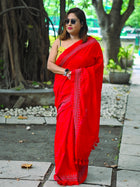 Vermilion love Saree