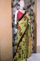 Green Taxi Saree