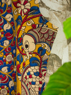 Multicolour Handcrafted Madhubani & Kalamkari Sleeveless Jacket Top