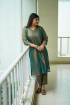 Regal Radiance Kurta Set - Uttariya