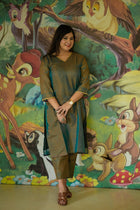 Regal Radiance Kurta Set - Uttariya
