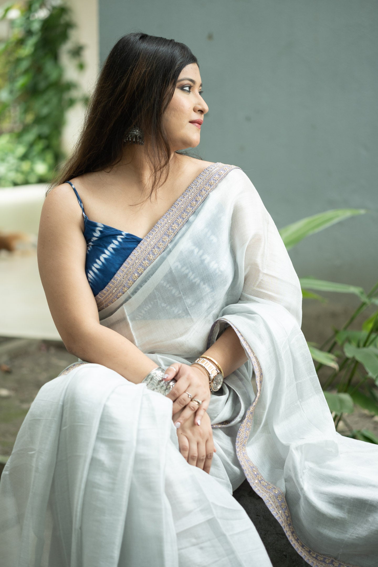 Sky Mahua Saree