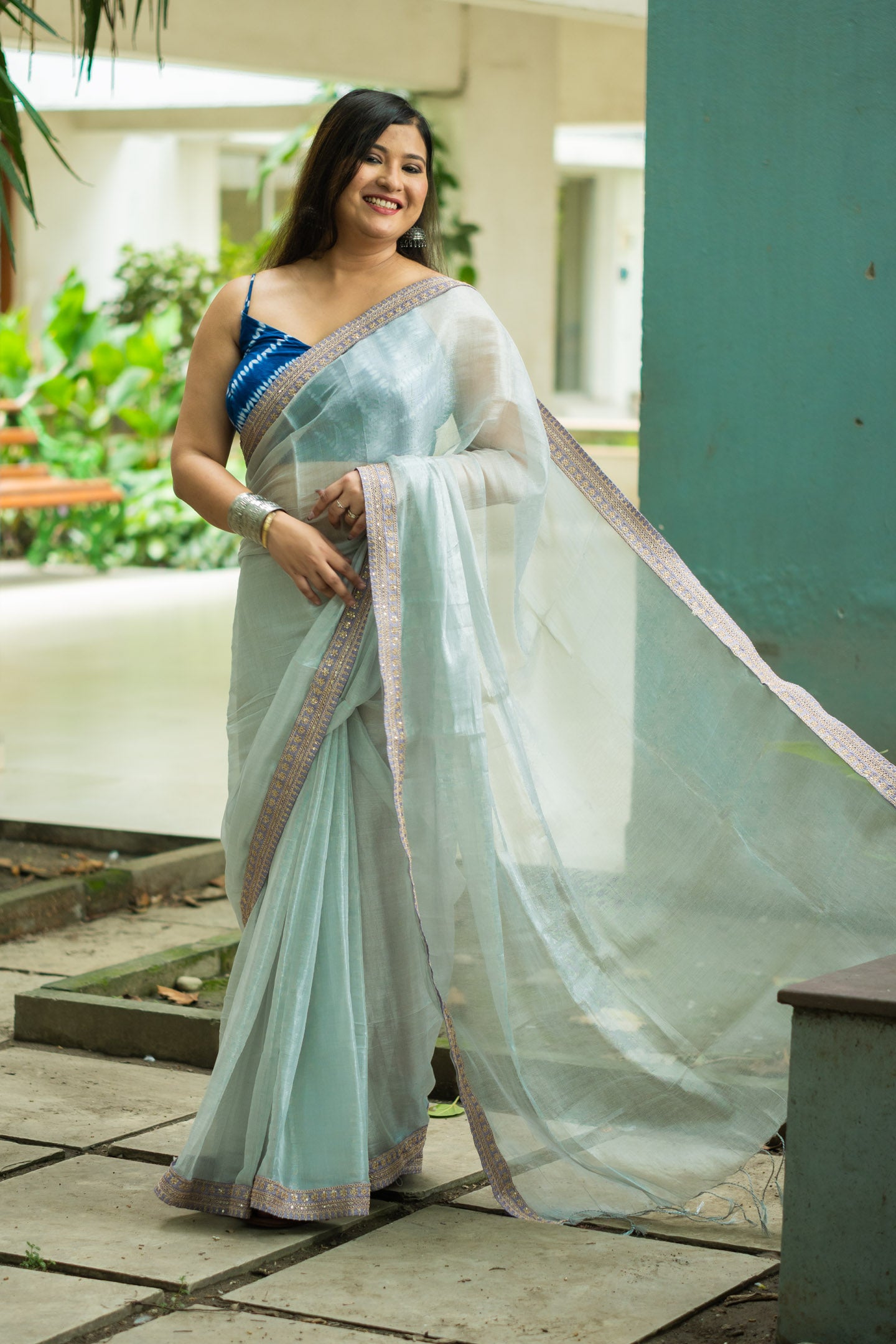 Sky Mahua Saree