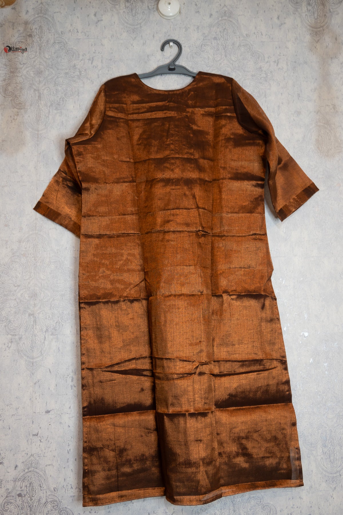 Bronze Tissue Kurti