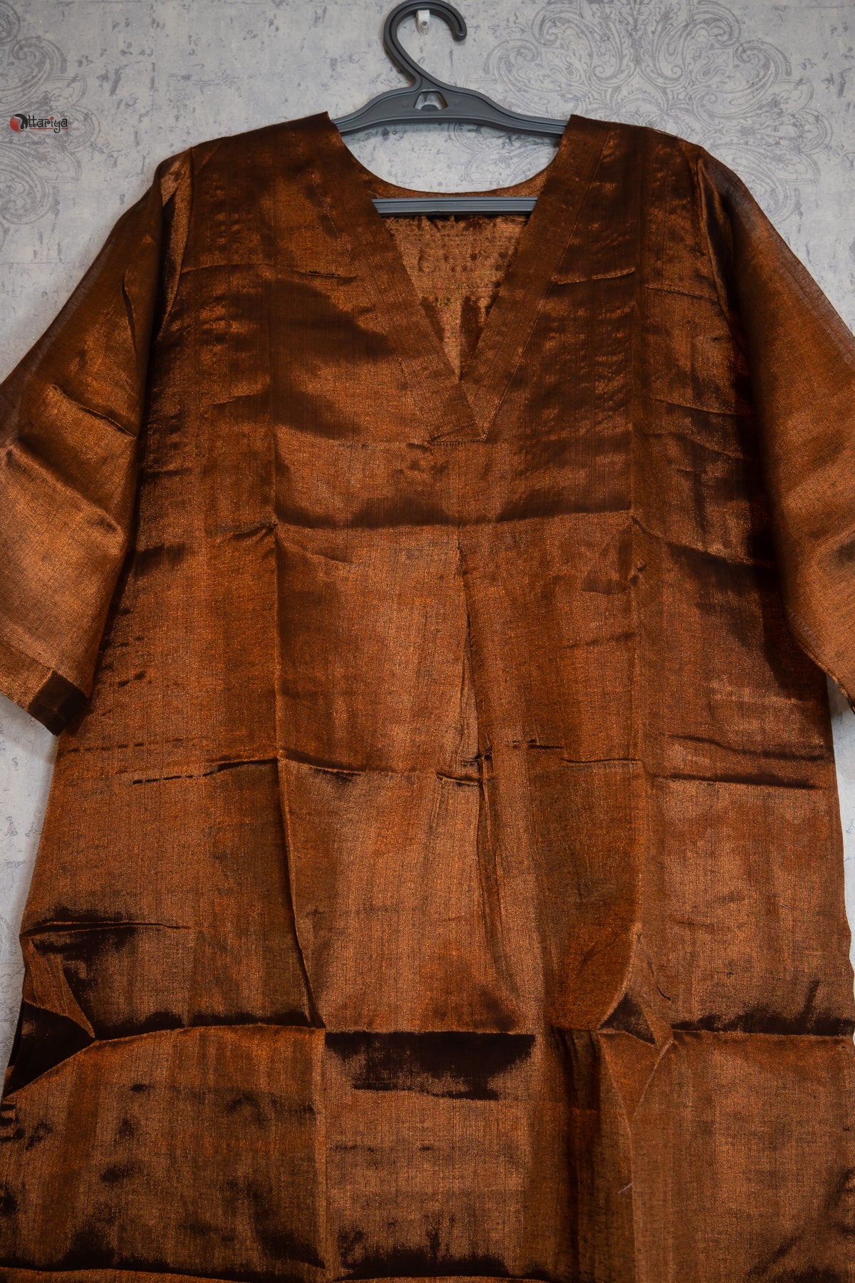 Bronze Tissue Kurti