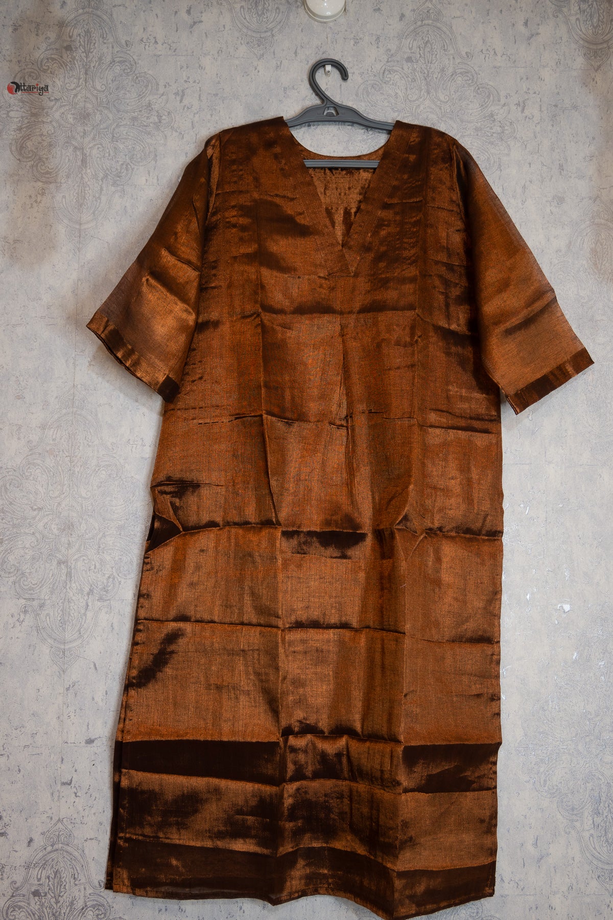 Bronze Tissue Kurti