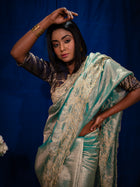 Tissue silk Saree - Uttariya