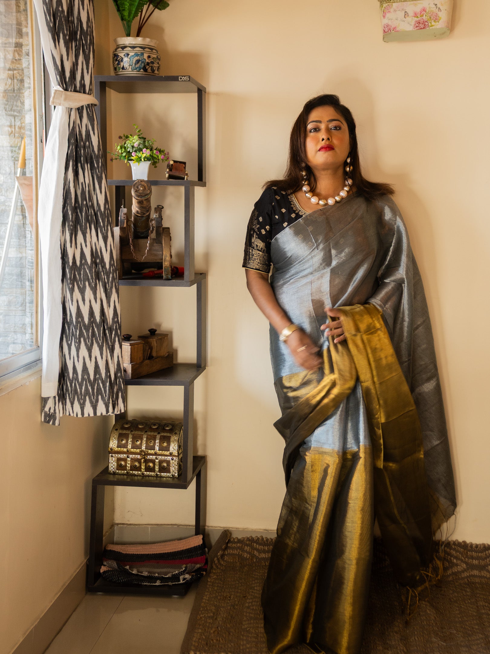 Metal to love Saree