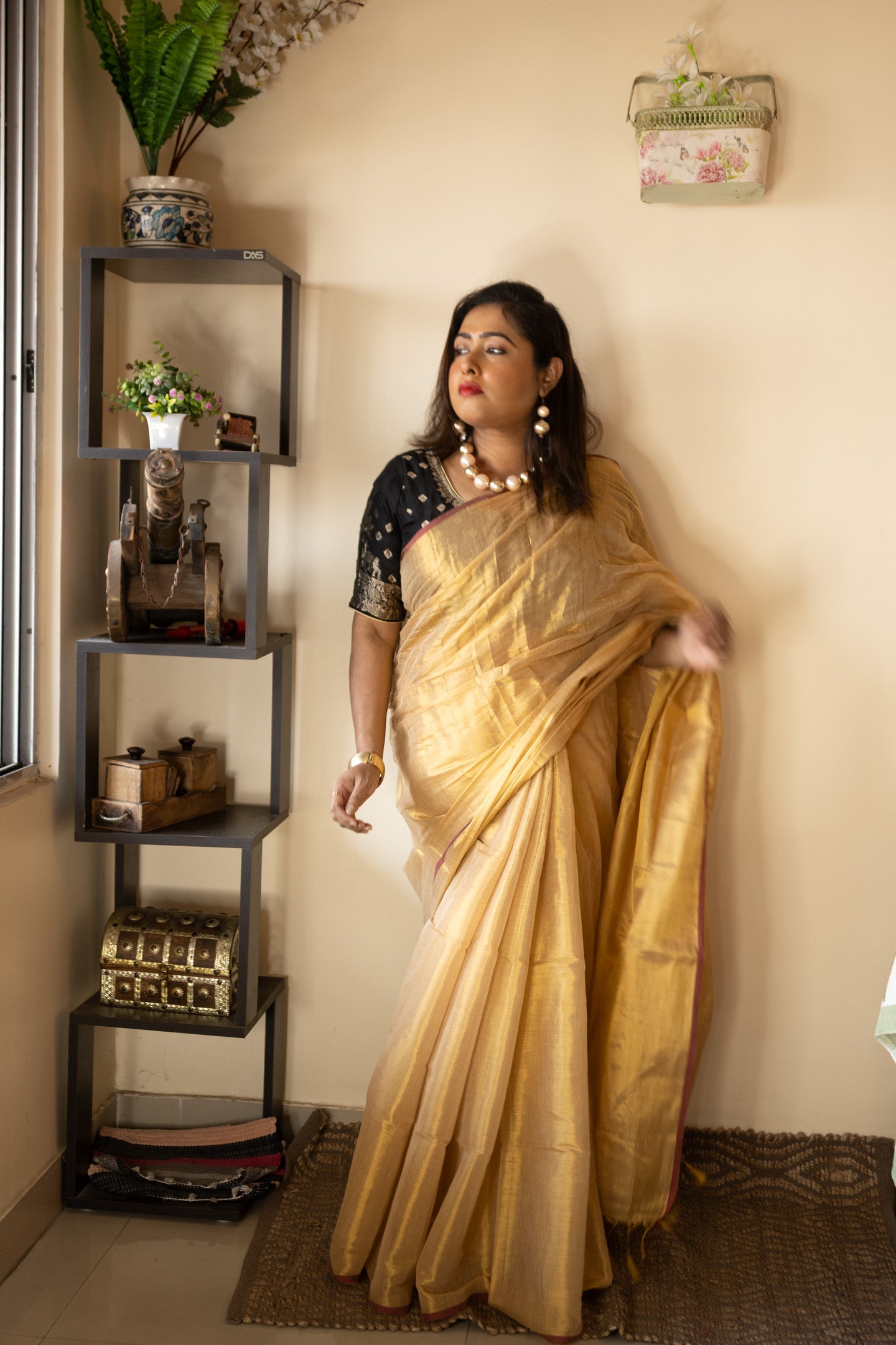 Metal to love Saree