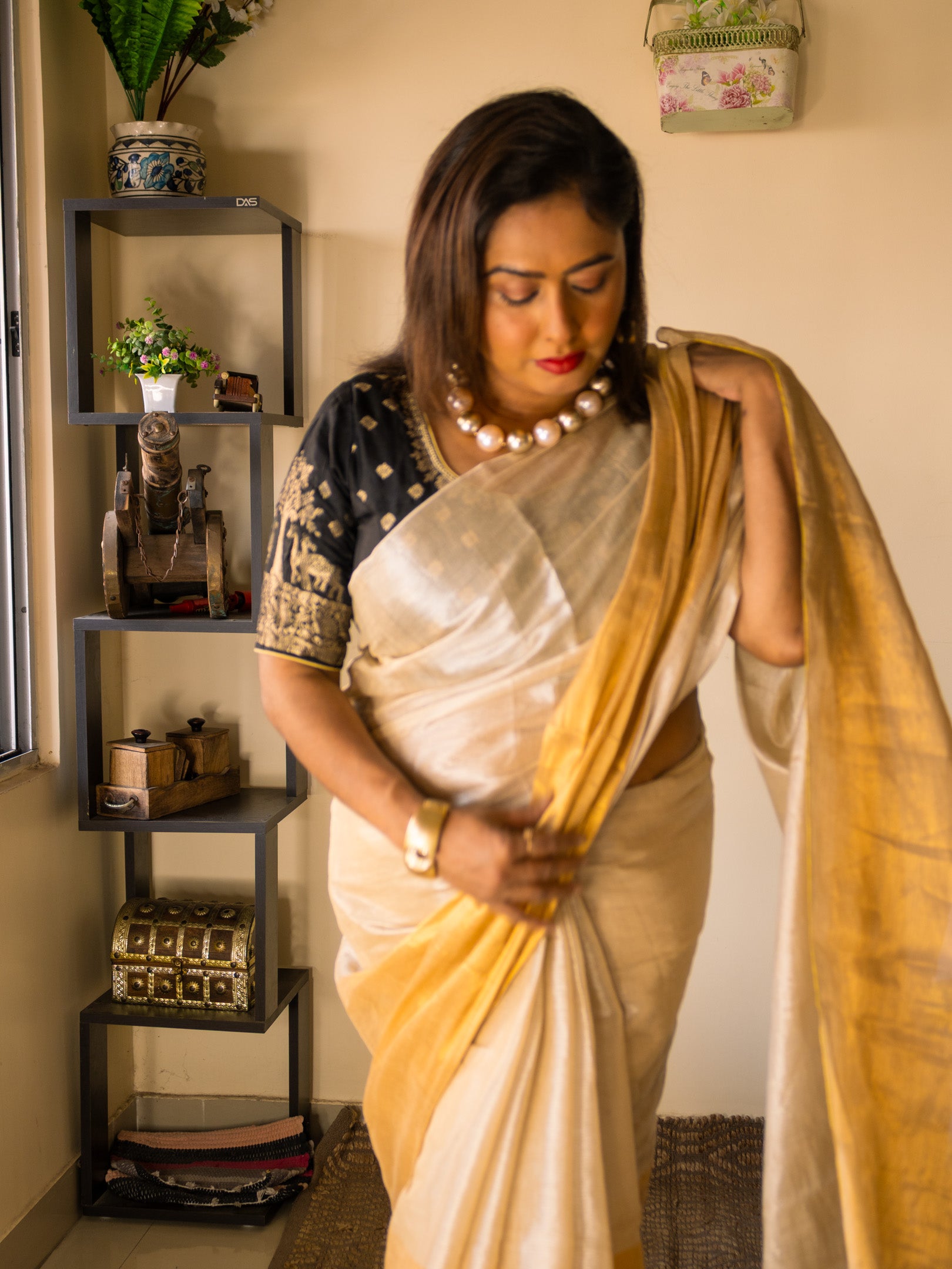 Metal to love Saree