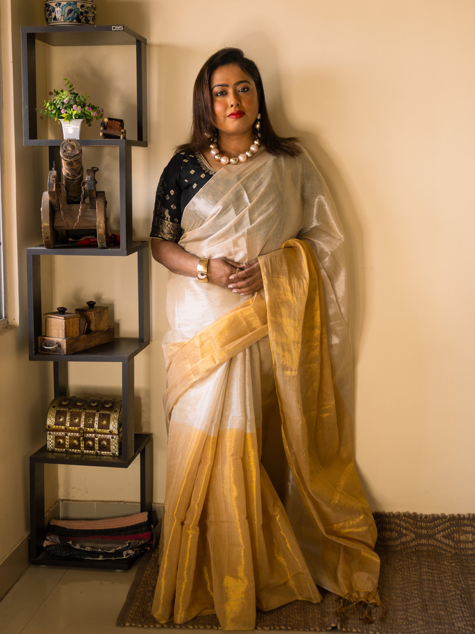 Metal to love Saree