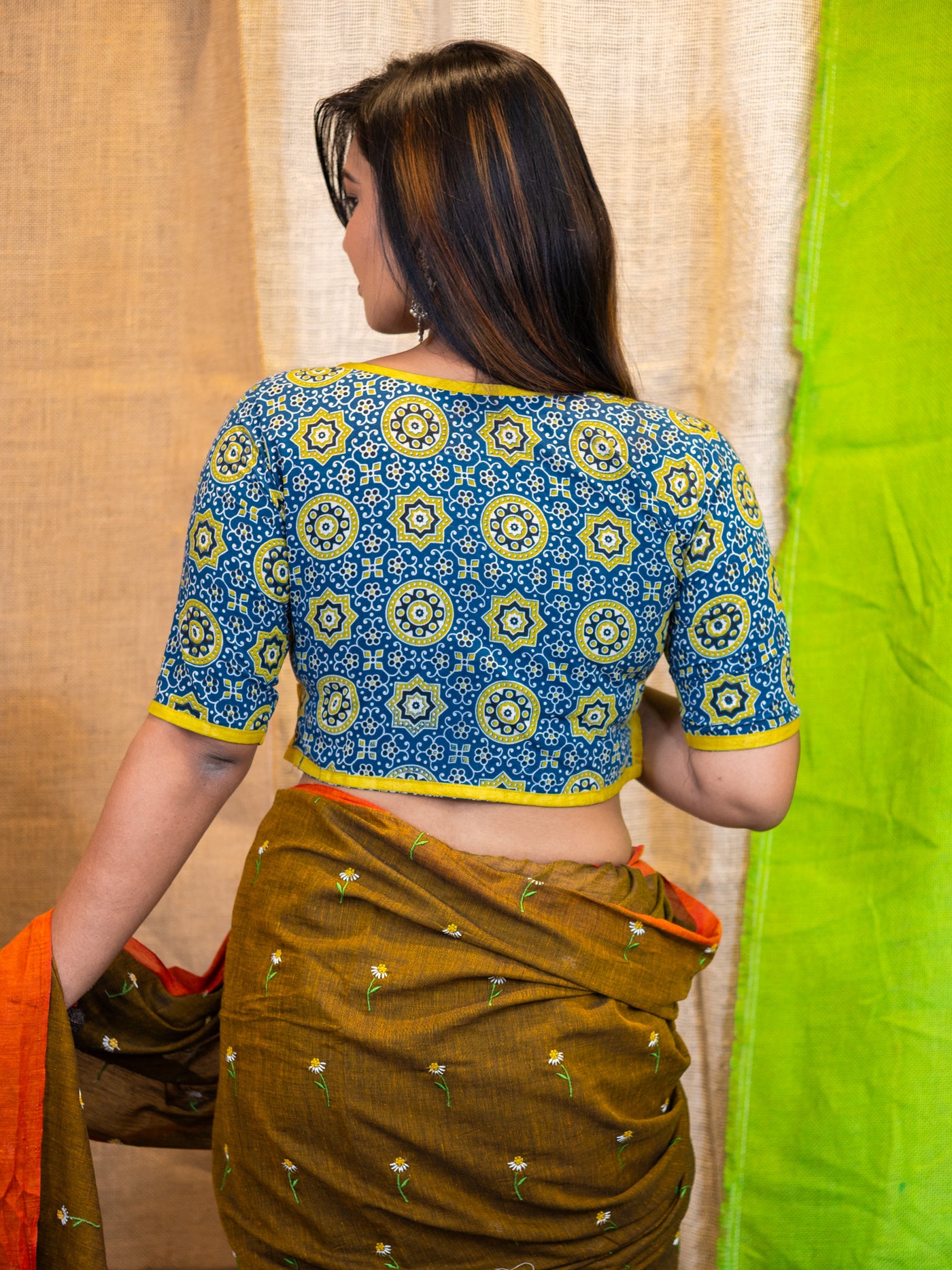Amraajrakh Blouse yellow