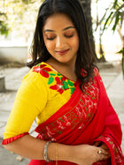 Floral Pure Cotton Saree