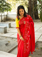 Floral Pure Cotton Saree