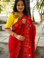 Floral Pure Cotton Saree
