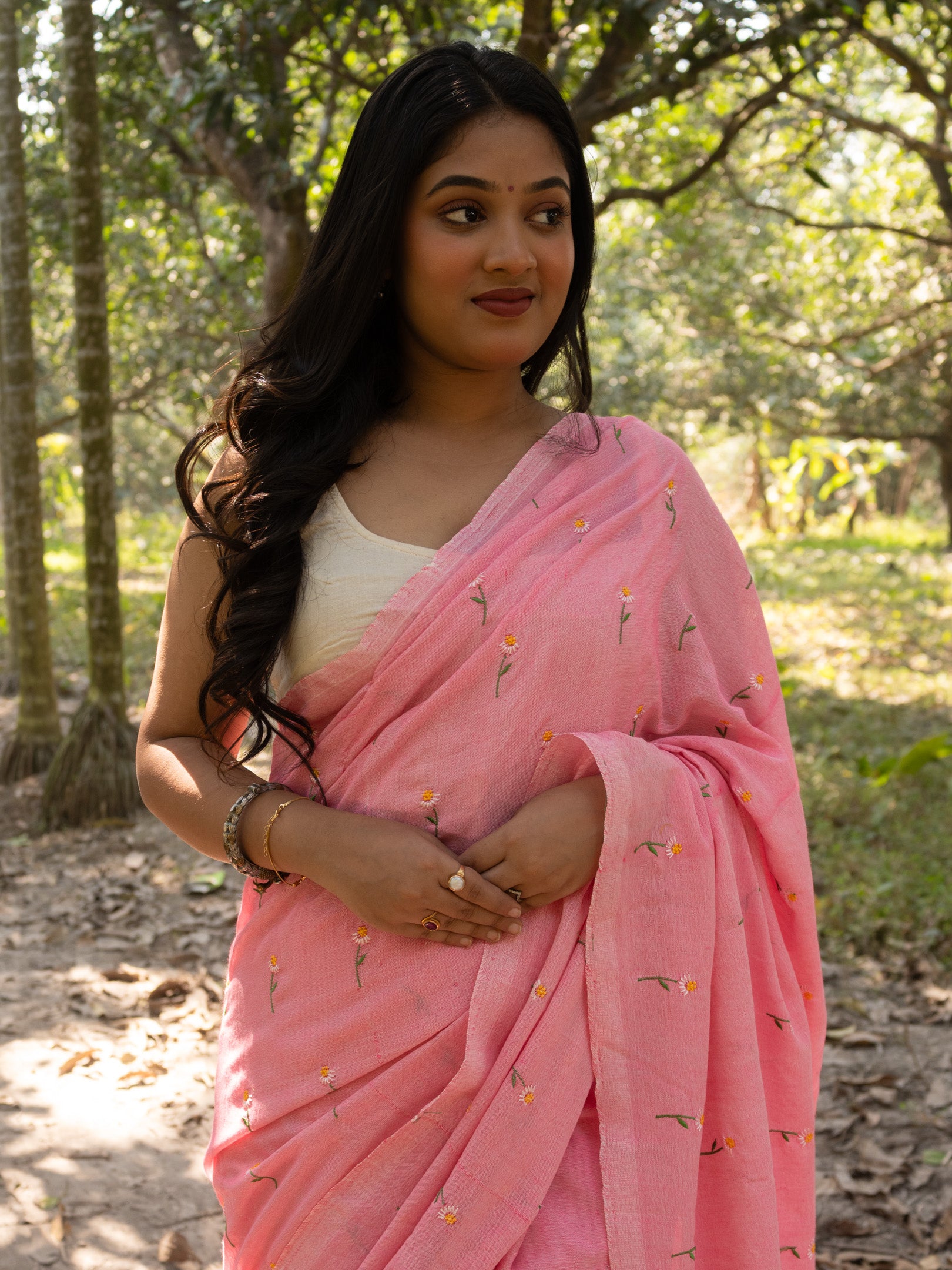 Pink Dreamy Cotton Saree