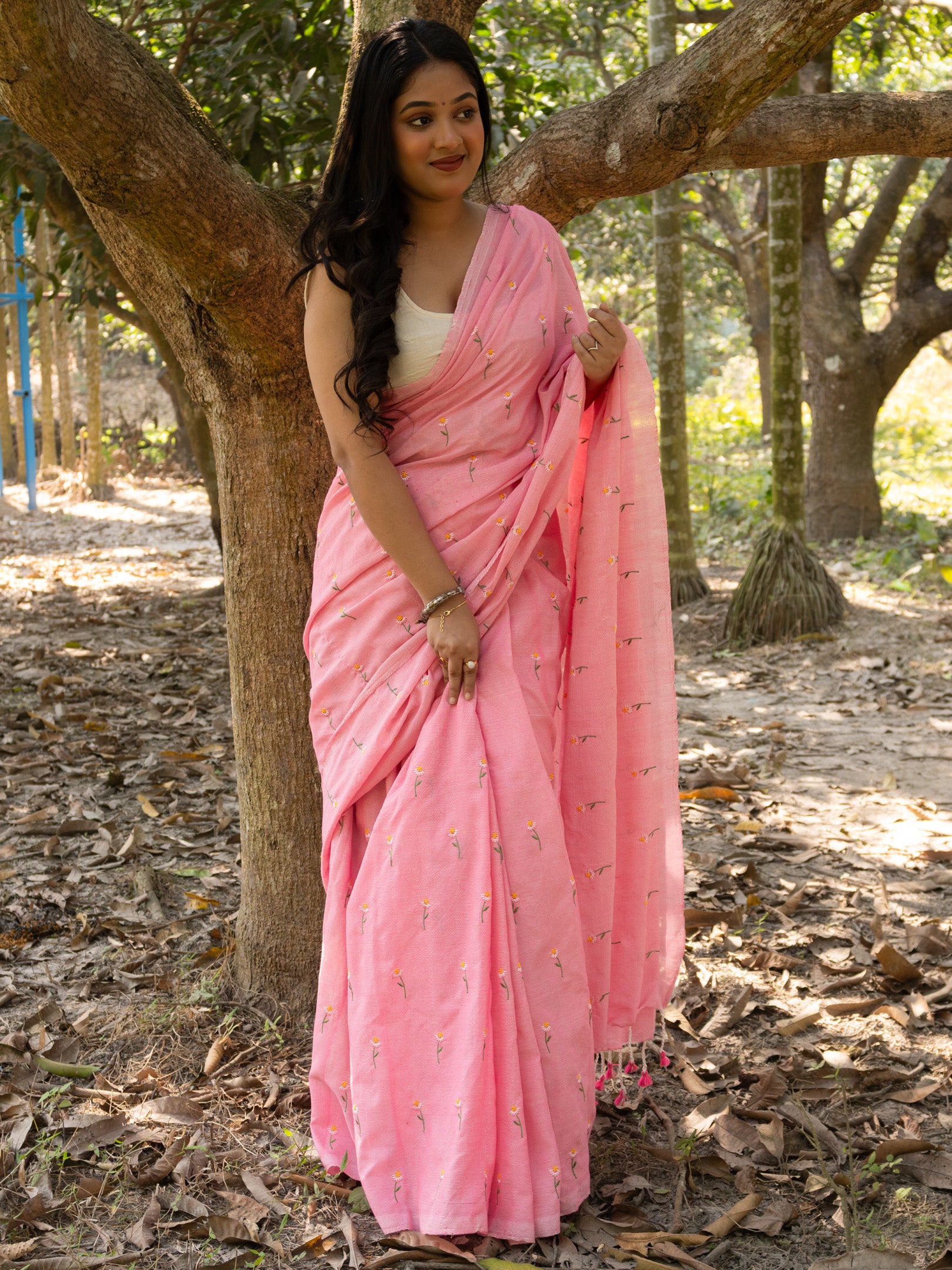 Pink Dreamy Cotton Saree