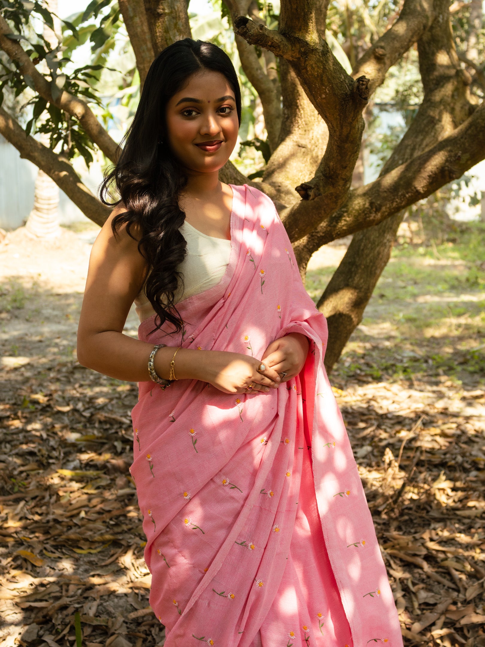 Pink Dreamy Cotton Saree