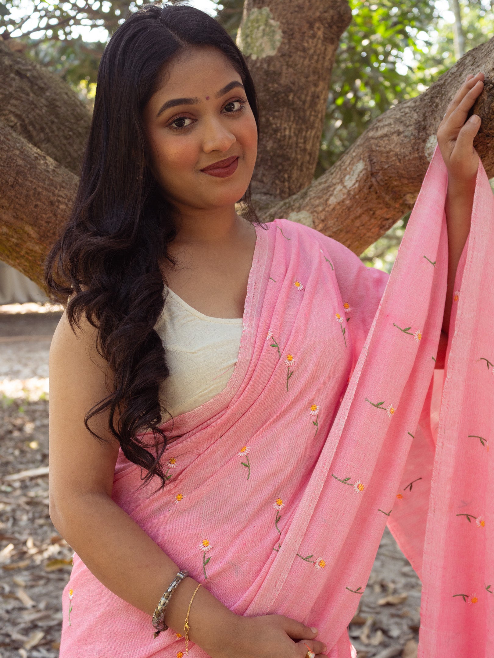 Pink Dreamy Cotton Saree