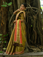 Golden Tissue Saree