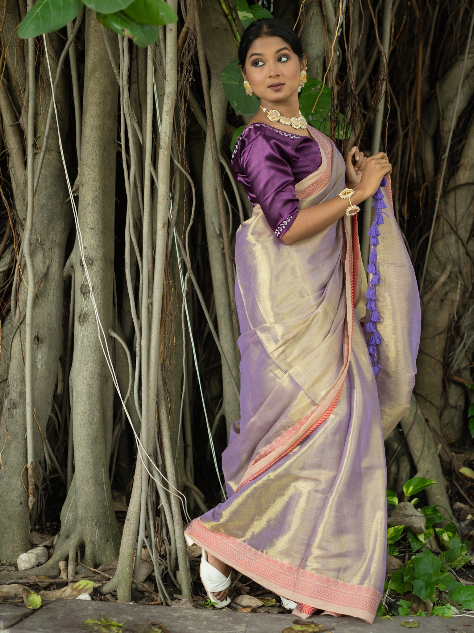 Tissue Saree
