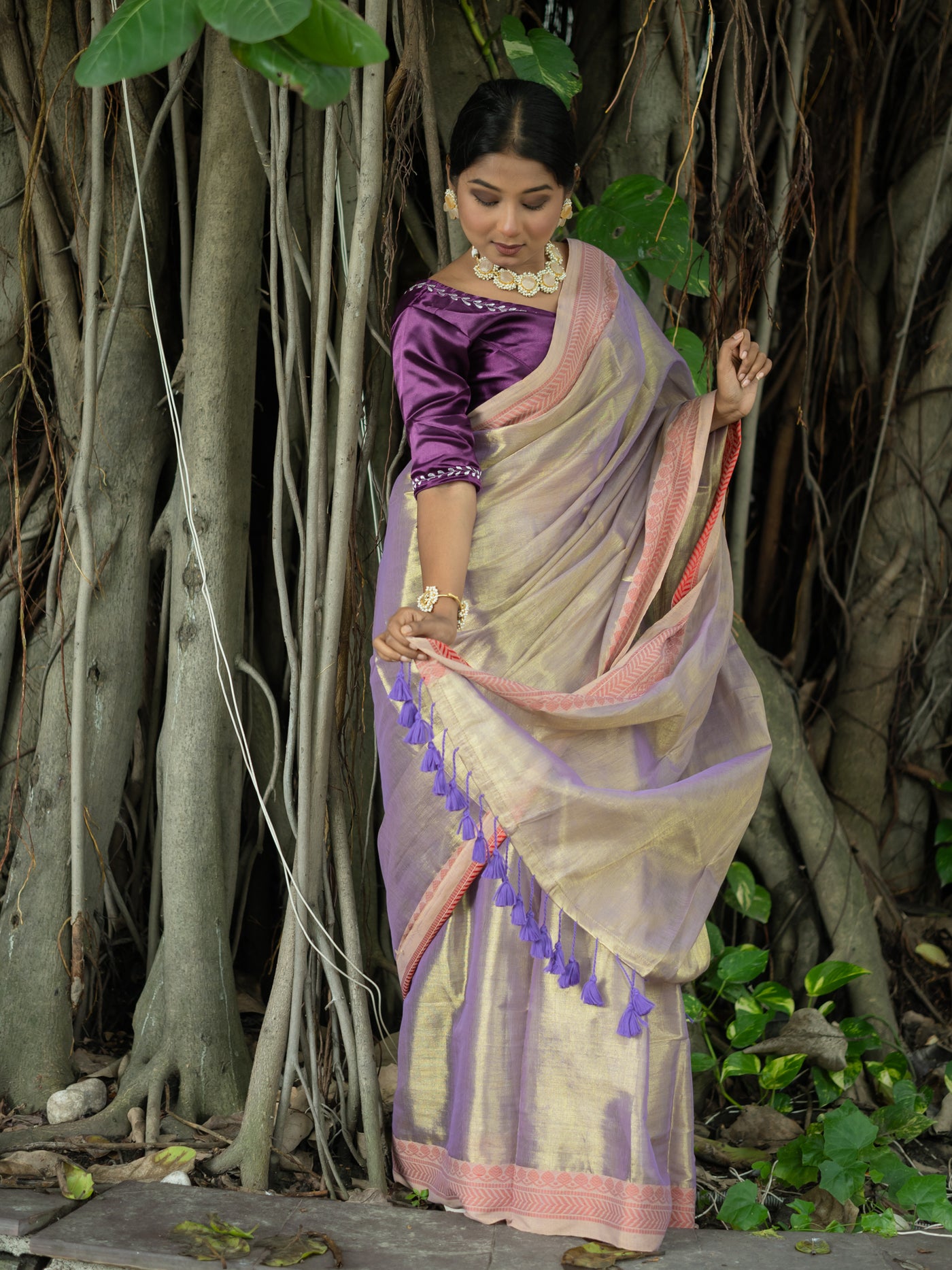 Tissue Saree