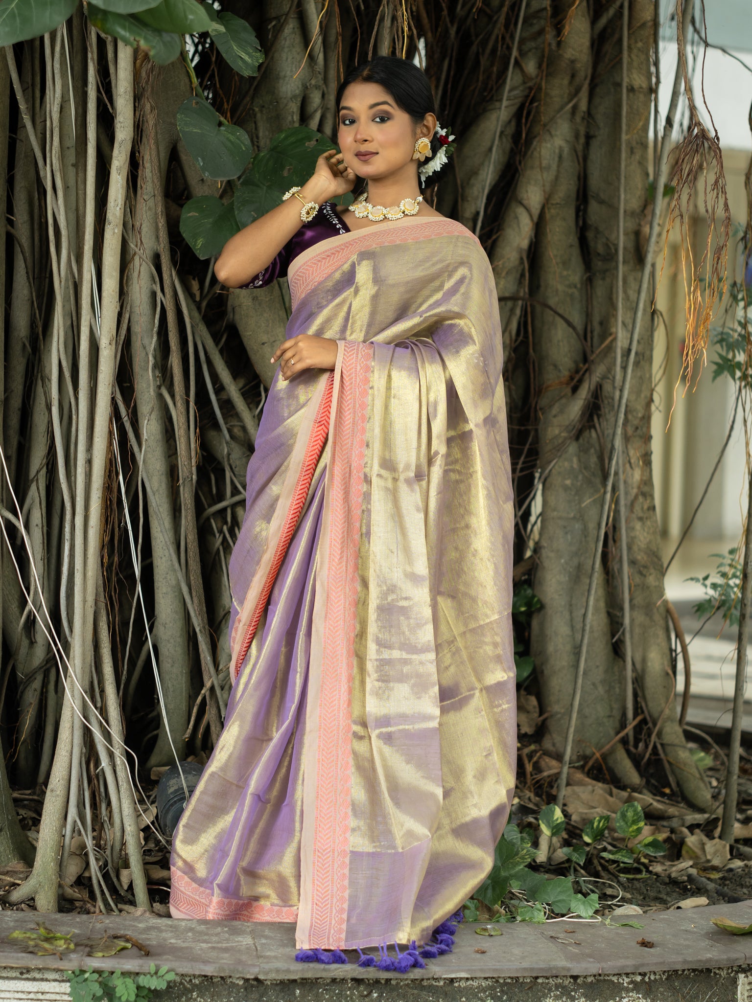 Tissue Saree