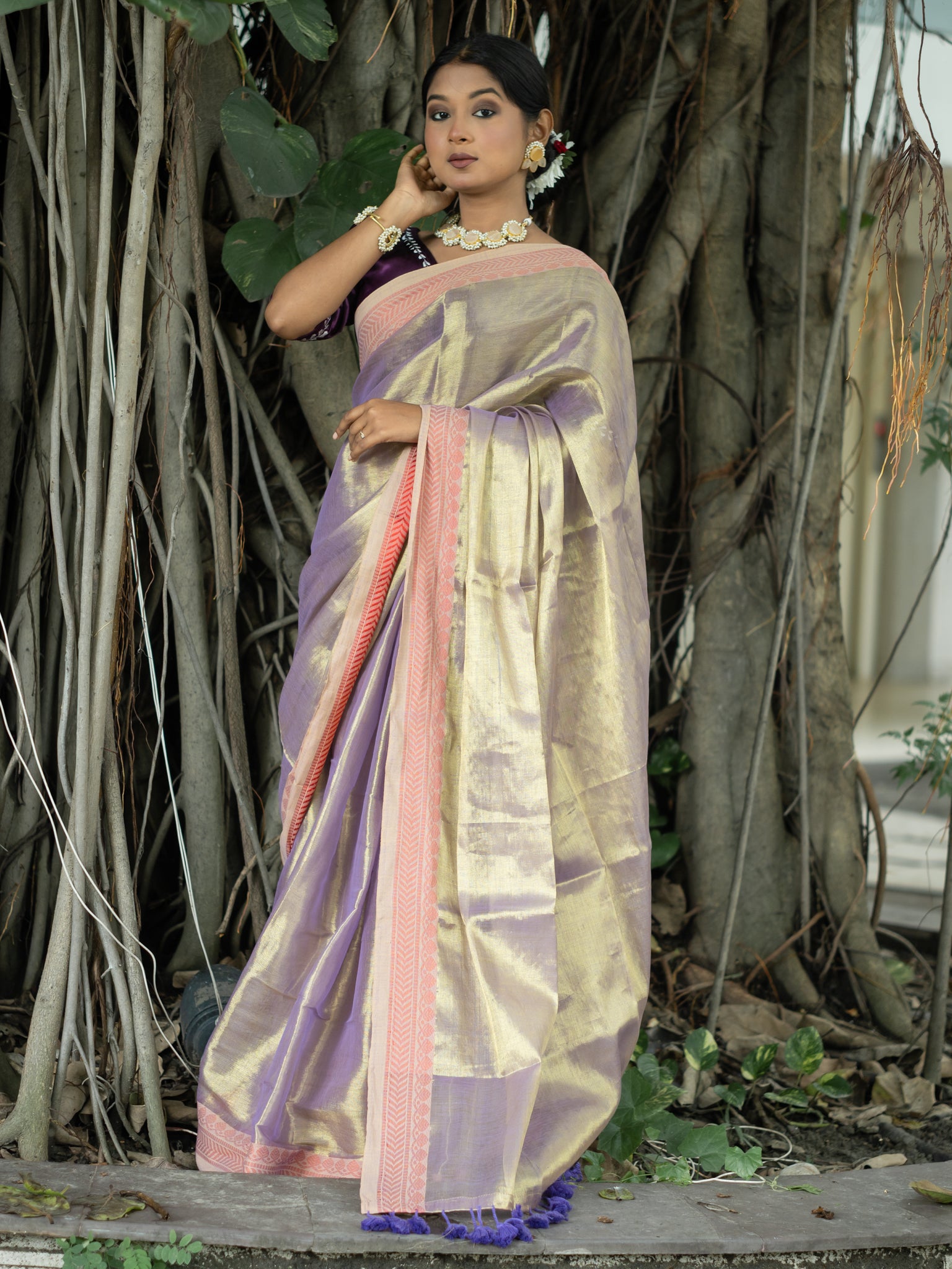 Tissue Saree