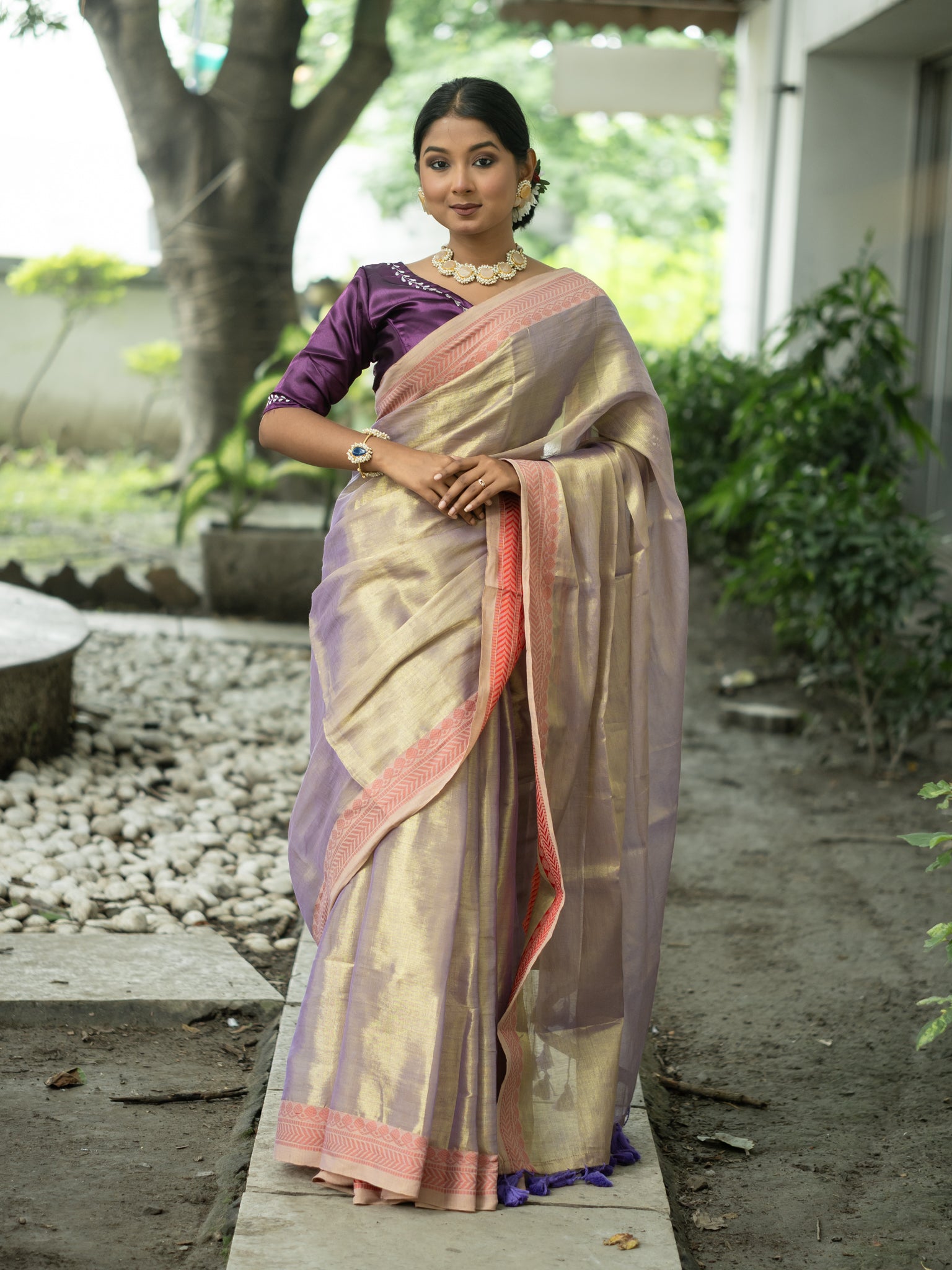 Tissue Saree