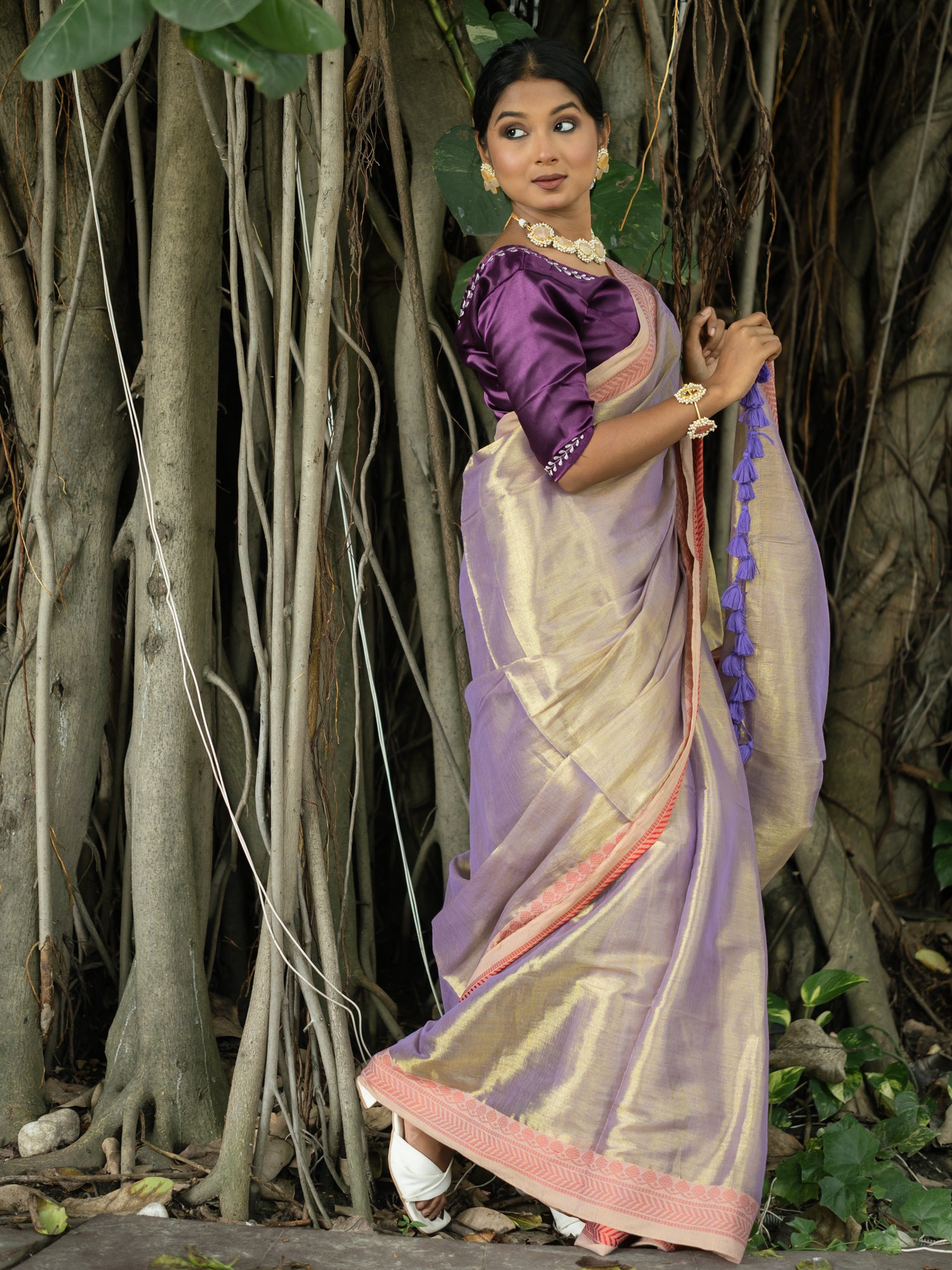 Tissue Saree