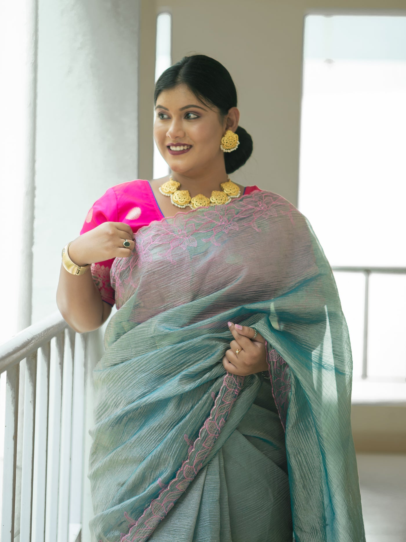 Tissue Saree - Uttariya