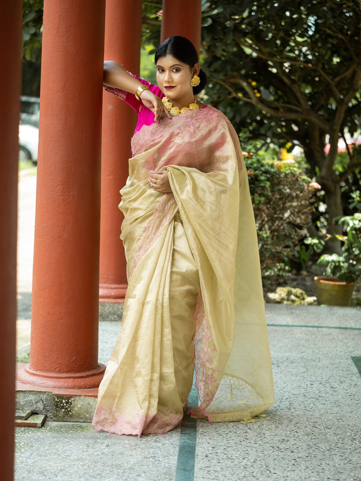 Tissue Saree