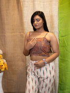 Kalamkari Sleeveless Blouse