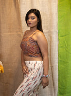 Kalamkari Sleeveless Blouse
