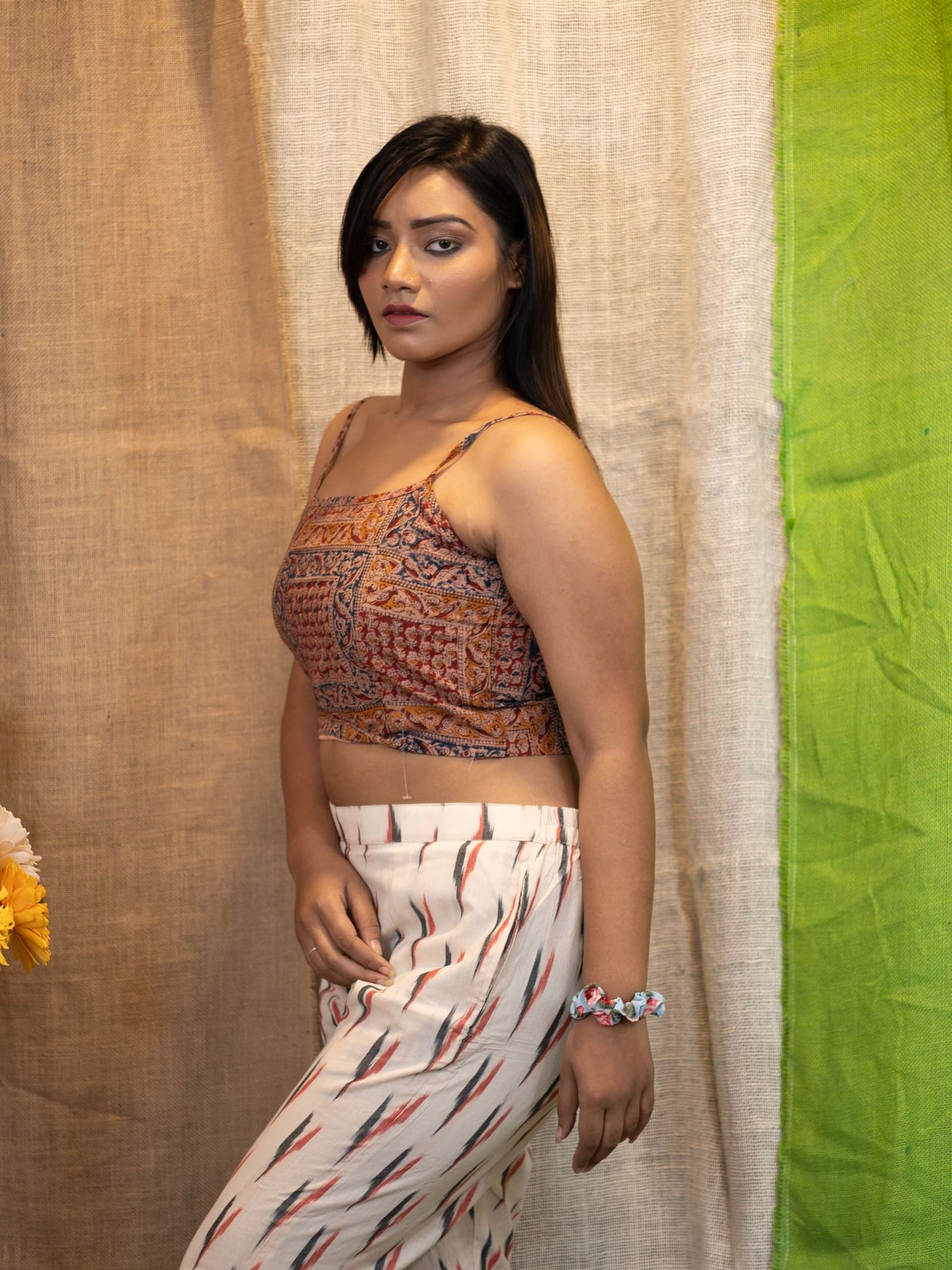 Kalamkari Sleeveless Blouse