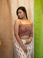 Kalamkari Sleeveless Blouse