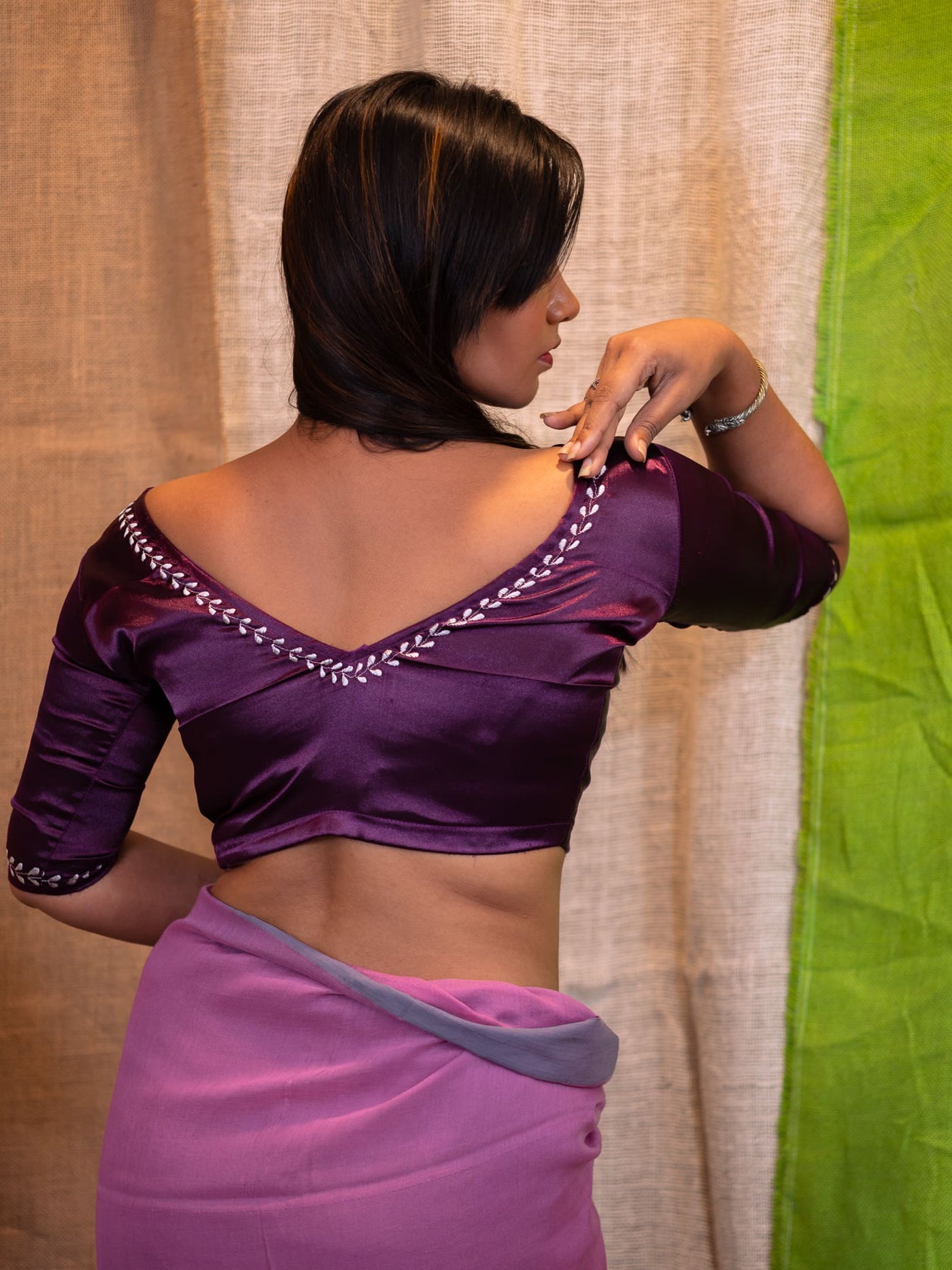 Embroidered Saree Blouse
