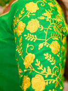 Embroidered Sequinned Saree Blouse
