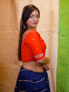 Embroidered Saree Blouse - Uttariya