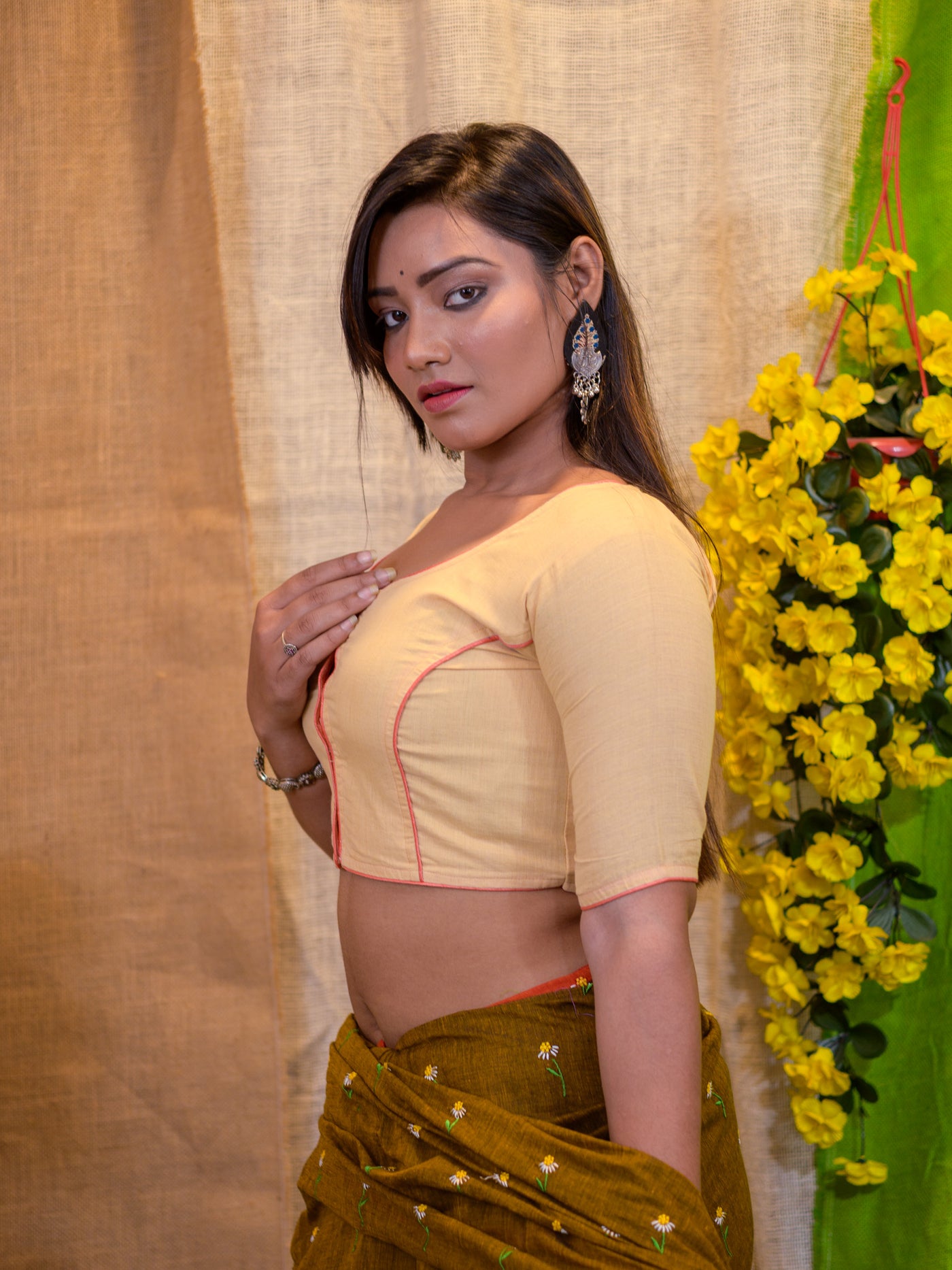 Printed  Saree Blouse