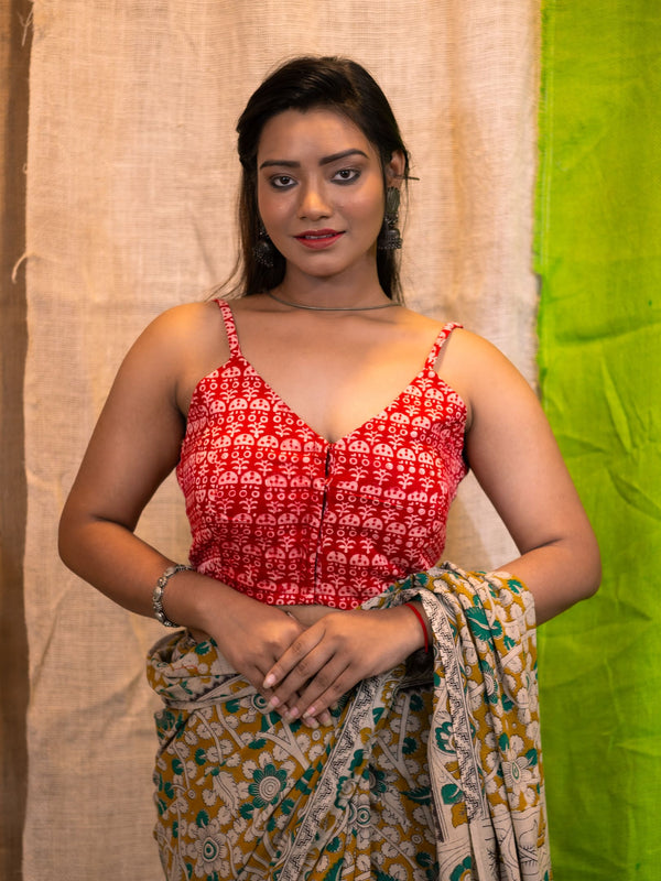 Bralette Crop-Top Blouse