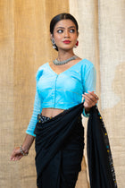 Rahironi Embellished Cotton Saree Blouse