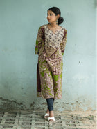Lalit Lok Hand Block Cotton Kalamkari Kurta