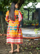 Rangmahal Gamcha Dress - Uttariya