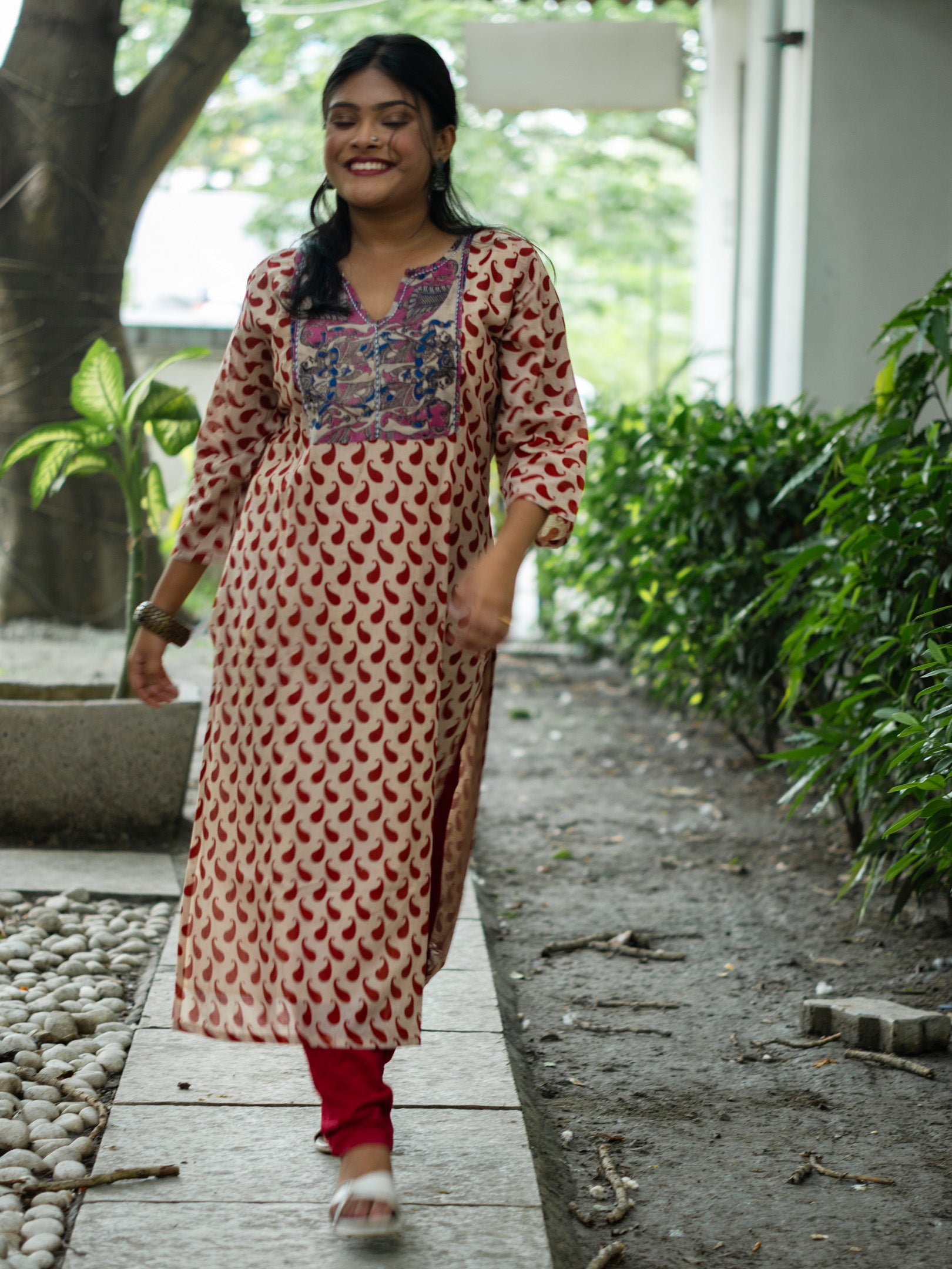 Artistic Kalamkari Kurta