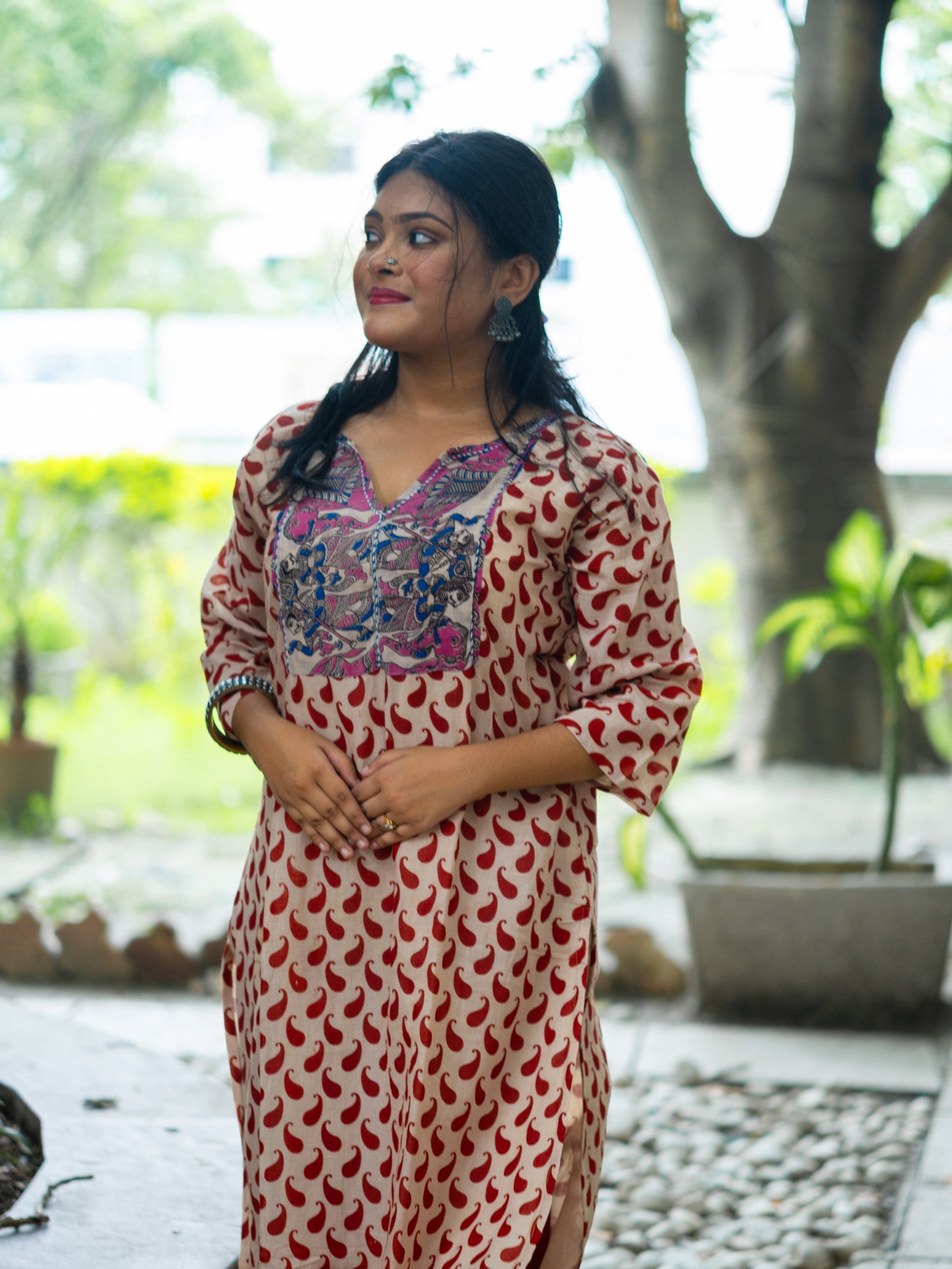 Artistic Kalamkari Kurta