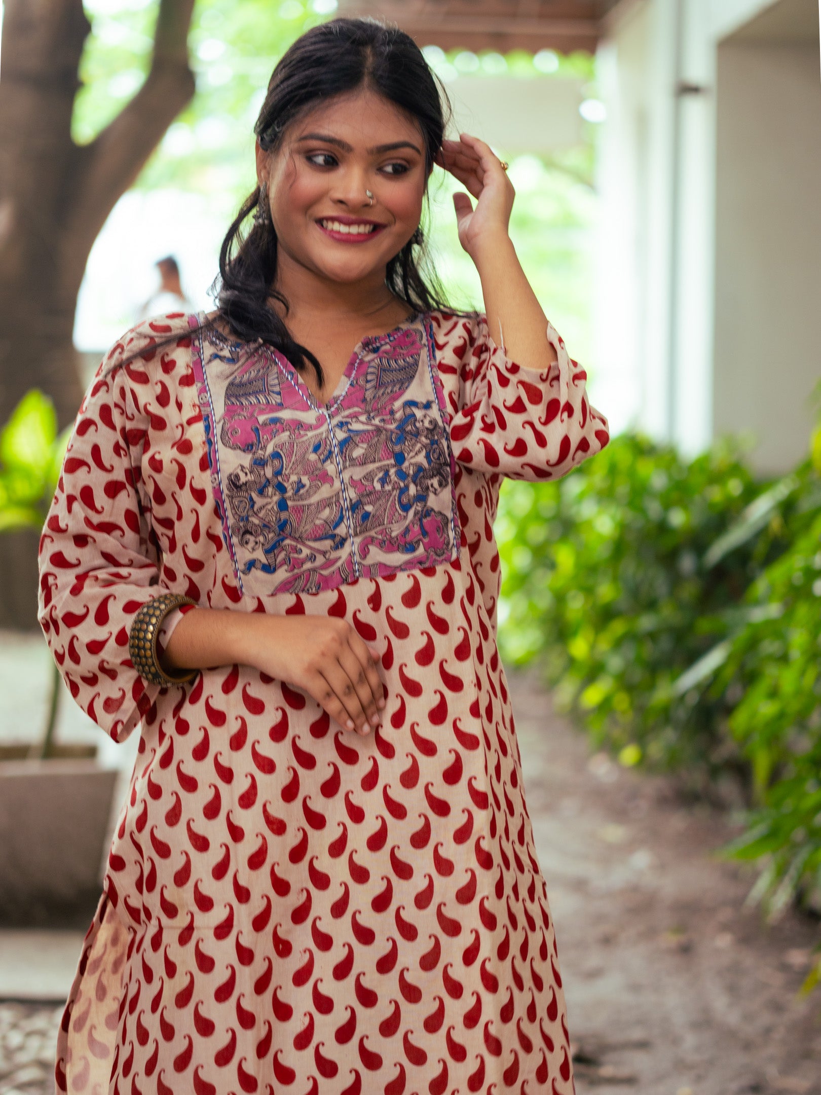 Artistic Kalamkari Kurta