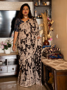 Daksha Kalamkari Cotton Saree - Uttariya