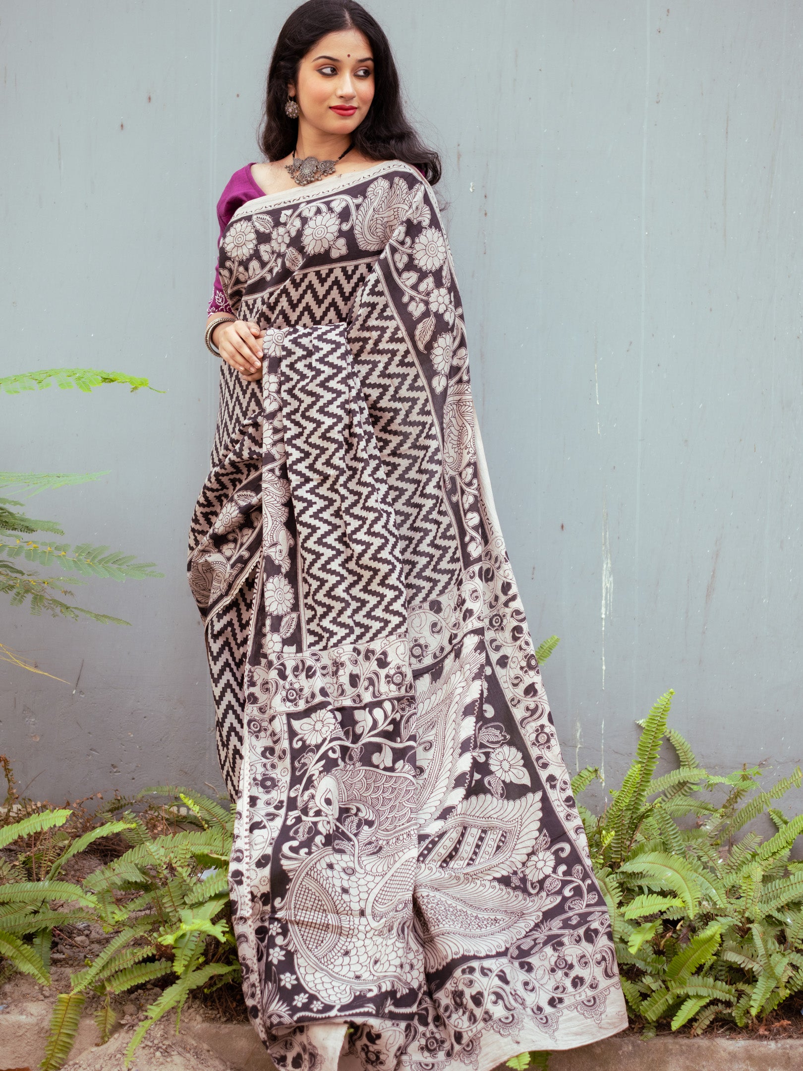 shrasti Kalamkari Saree